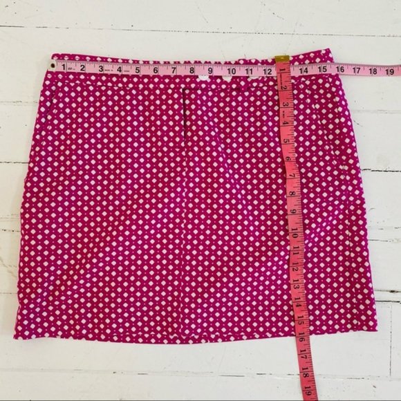 J. Crew Pink & White Polka Dot Mini Skirt (size 4) - Picture 6 of 6
